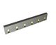 Stator knife 520x96x22, StandardCut, 6 slotted holes, cutting edge 75°, X version for Heinrich Dreher Maschinenbau 