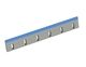 Stator knife 648x96x22, Hybrid Line, cutting edge 75°, carbide grade H4, 6x slotted holes 18x46 for Heinrich Dreher Maschinenbau 
