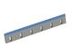Stator knife 648x96x22, Hybrid Line, cutting edge 75°, carbide grade H5, 6x slotted holes 18x46 for Heinrich Dreher Maschinenbau 