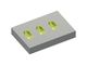 Stator knife middle 160x110x25 Eco Line 3 long slot, W9-version 