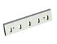 Statormesser oben 476x109x23 Eco Line, Schneide 76°, 5 asymmetrische Langlöcher 23x45, 2xM12 für Cumberland 