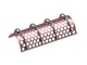Strainer basket 1070 wide, screen plate thickness t=8, perforation Ø50, web 15, Hardox for Vecoplan 