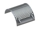 Strainer basket 497 wide, screen plate thickness t=10, with supports, round perforation Ø25, web 12 