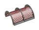 Strainer basket 796 wide, screen plate thickness t=8, perforation Ø50, web 12, Hardox for Vecoplan 