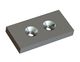 Strike plate 120x60x15 2 counter-sunk holes 