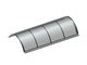 Tamis 1046 large, épaisseur plateau perforé t=4 perforation Ø4 entretoise 3 pour THM Recycling 