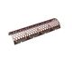 Tamis 2004 large, épaisseur plateau perforé t=15 Perforation Ø70, entretoise 17, Hardox pour Lindner Recyclingtech Lindner Micromat