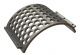 Tamis 535 large, épaisseur plateau perforé t=25 perforation à 6 ouverture de clé 60, entretoise 1 pour Lindner Recyclingtech Lindner Meteor