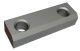 Tapped strip 100x30x20 2x M18 threads, with chamfer for MeWa | Ehehalt | Andritz MeWa | THM Recycling Mewa UG 1000