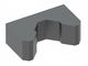 Tôle de support pour contre-lame 70x40x25 1 trou oblong pour Lindner Recyclingtech 
