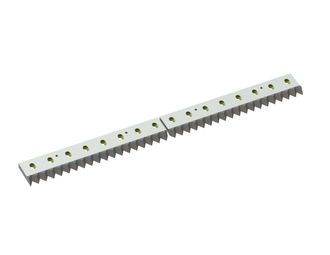 2-piece counter knife 1594x141x34 Eco Line, version 40(43), B1 version for Vecoplan LLC (Retech) Vecoplan VAZ 200/160