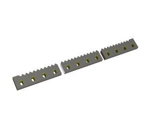 3-piece counter knife 1188x110x33, StandardCut, version 40, X version 