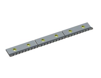 3-piece counter knife 959x115x35 Eco Line, version 40, W version for WEIMA America Inc. Weima WLK 10