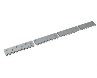 4-piece counter knife 552x136x28 Premium Line, version 60, X version for Vecoplan LLC (Retech) Vecoplan VAZ 220/200