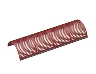 4-piece screen basket 2030 mm wide, screen plate thickness t=12, perforation Ø25 ligament 8.5 for Vecoplan Vecoplan VAZ 160/200