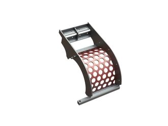 4-piece screen basket 2030 mm wide, screen plate thickness t=12, perforation Ø70 ligament 21.5 for Vecoplan Vecoplan VAZ 2000
