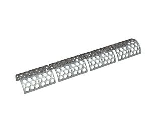 4-piece screen basket, width 2000, screen plate thickness t=15, perforation Ø60, ligament 15 for Weima Maschinenbau GmbH 