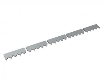 5-piece counter knife 1993x125x25 Premium Line, version 80, B2 version for Vecoplan Vecoplan VAZ
