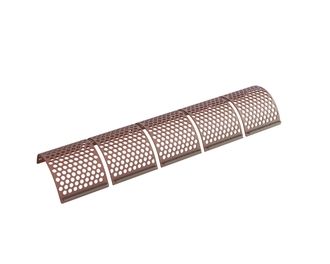 5-piece screen basket, width 2520 mm, perforated plate thickness t=12 for Vecoplan 
