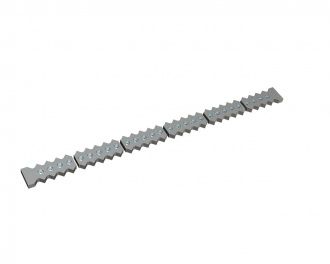 6-piece counter knife 2424x172x45 Premium Line, version 80, W9 version for WEIMA America Inc. Weima PowerLine 2500
