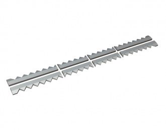 8-piece counter knife 2174x98x28 PremiumCut, version 80, X version for Vecoplan Vecoplan VNZ