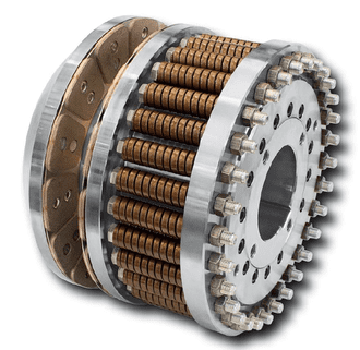 Accouplement de sécurité RS400.2SA, ancienne version, avec garnitures de friction double face pour Lindner Recyclingtech 