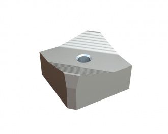 Aggressive cutting crown 110x110x65/50, Premium Line, M24 thread, W version for Vecoplan Vecoplan VVZ