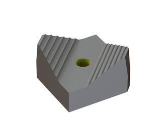 Aggressive cutting crown 110x110x65/50, StandardCut, M24 thread, W version for Vecoplan LLC (Retech) Vecoplan VVZ 190 Taifun