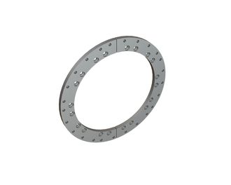 Bague de bride en 2 parties, rotor ECO, 5 rangées Ø580x20, 20 perçages fraisés, 25x filetage M16 pour Lindner Recyclingtech Lindner Komet 2800