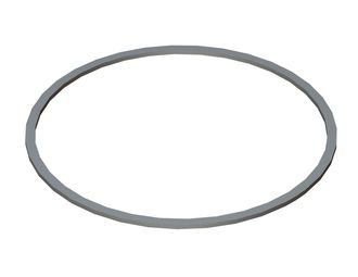 Bague de retenue de roulement pour unité hydraulique de poussée, Ø249 pour Lindner Recyclingtech 