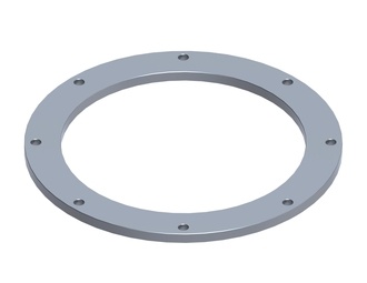 Bague de serrage pour raccord de sécurité Ø410 pour Lindner Recyclingtech 