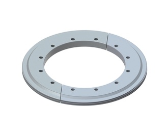 Bague d’usure droite, 2 pièces Ø598x36, pour étanchéité rotor, version 60 pour Vecoplan Vecoplan VAZ