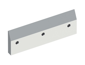 Barra de sujeción izquierda 487x176x37, 3x rosca M24 para Vecoplan 