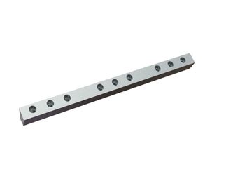 Barra de sujeción para cuchilla de rotor izquierda 739x65x45, 6 perforaciones, 3x rosca M16 para Tria 