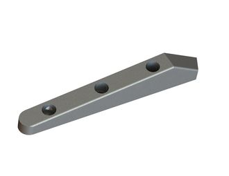 Barra di impastamento 200x31x20 StandardCut, 3 fori svasati Ø8.5/Ø13.5 per Wipa Werkzeug- und Maschinenbau GmbH 