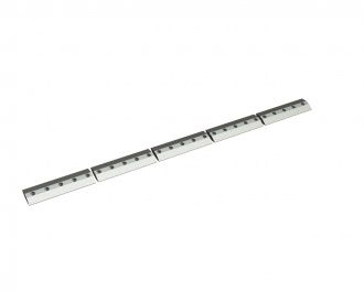 Barre de serrage en 5 parties 2491x148x38, version 80 pour Vecoplan Vecoplan VNZ 250 XL