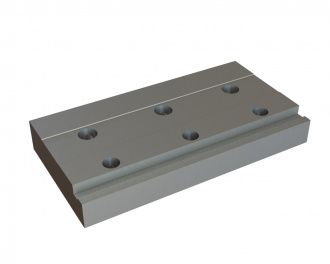 Barre de serrage peigne racleur 345x180x48 pour Lindner Recyclingtech Lindner Komet