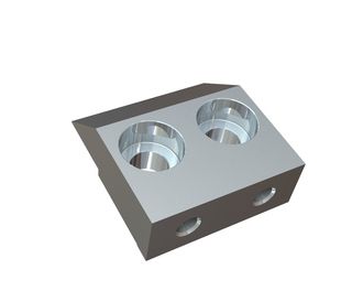 Barre de serrage supérieure 114x106x40, 2 perçages fraisés, 2x filetage M16 pour Jenz GmbH 