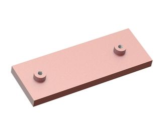 barre d'usure 2 douilles avec filetage 1/2"-13 