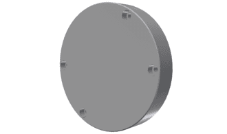 Bearing cover closed (fixed bearing side) for Vecoplan Vecoplan VNZ