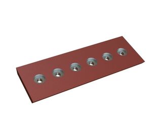 Blade 612x210x30 6 counter-sunk holes 