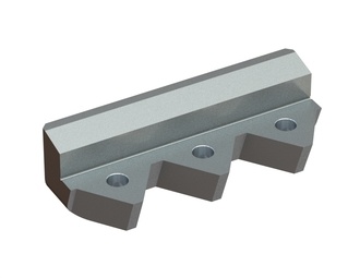 Blade holder rotor center 3T R0 239x67x94 for rotor blade t=25mm, without radii for Eldan Recycling 