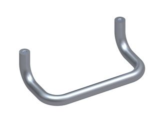 Bügelgriff Ø20x200 Aluminium Schwarz RAL9005, strukturmatt für Hellweg Maschinenbau GmbH & Co. KG 