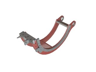 Casete de criba izquierdo, Hardox para Lindner Recyclingtech Lindner Polaris 1800