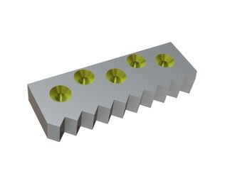 Center counter knife 350x120x50 StandardCut, version 40, W version for Weima Maschinenbau GmbH Weima WLK