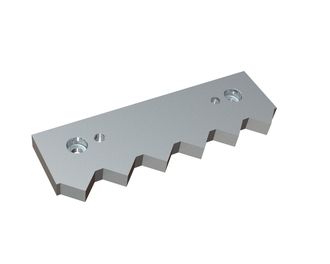 Center counter knife 400x128x28, PremiumCut, version 60, X version for BHS-Sonthofen GmbH 
