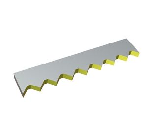 Center counter knife 495x94x24 StandardCut, version 248, X version for Vecoplan Vecoplan V-EBS 2500