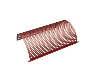 Cesta de criba 1175/1094 ancho, espesor t=6 perforación Ø10, ligamento 4, Hardox para Hosokawa Alpine AG 