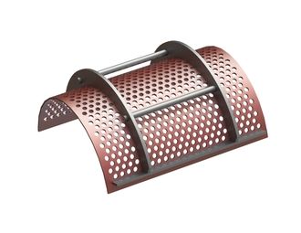 Cesta de criba, ancho 572, espesor de chapa t=6, perforación Ø15, nervio 8, Hardox para Herbold Meckesheim GmbH 
