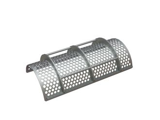 Cesta de criba, ancho 976, espesor de chapa t=6, perforación Ø24, nervio 7.5, acero estructural para Herbold Meckesheim GmbH Herbold SML 45/100